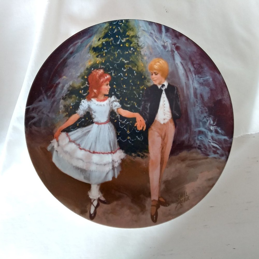 The Nutcracker Ballet - Plate 6 : "Clara & The Prince" #9977B - 1980
